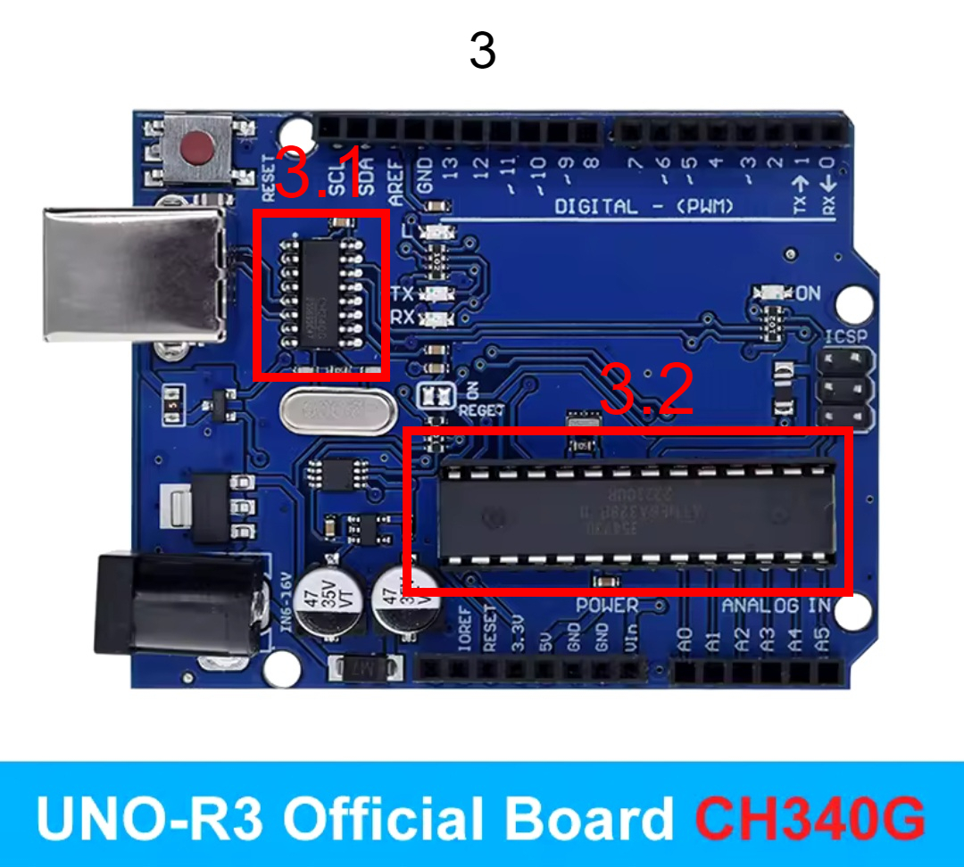 3. UNO R3 Official Board CH340G